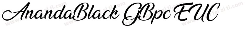 AnandaBlack-GBpc-EUC字体转换