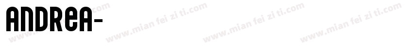 andrea字体转换