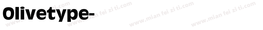 Olivetype字体转换