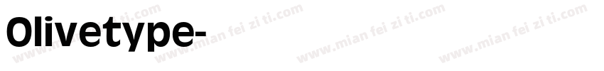 Olivetype字体转换