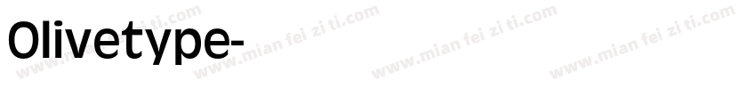 Olivetype字体转换