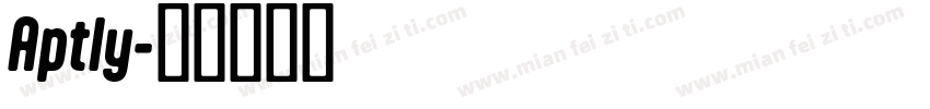Aptly字体转换