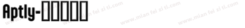 Aptly字体转换