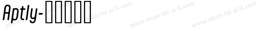 Aptly字体转换