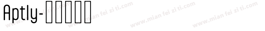 Aptly字体转换