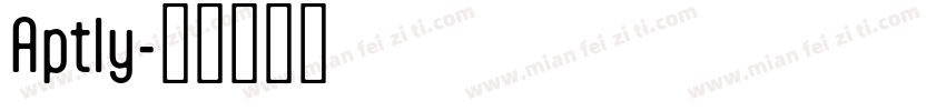 Aptly字体转换