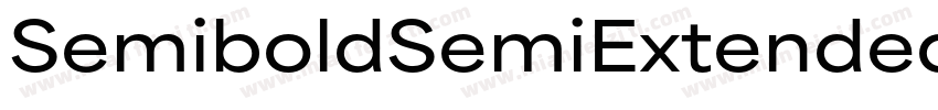 SemiboldSemiExtended字体转换