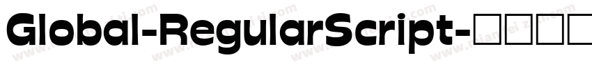 Global-RegularScript字体转换