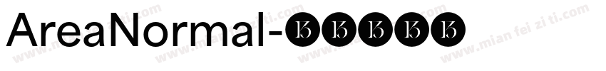 AreaNormal字体转换
