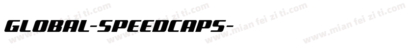 Global-SpeedCaps字体转换