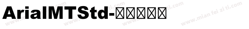ArialMTStd字体转换