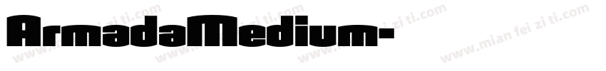 ArmadaMedium字体转换