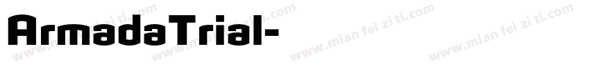 ArmadaTrial字体转换