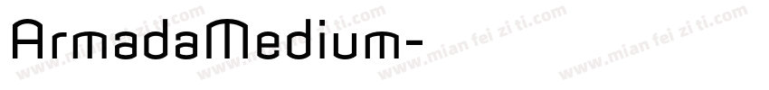 ArmadaMedium字体转换