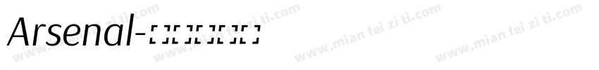 Arsenal字体转换