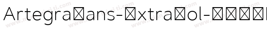 ArtegraSans-ExtraBol字体转换