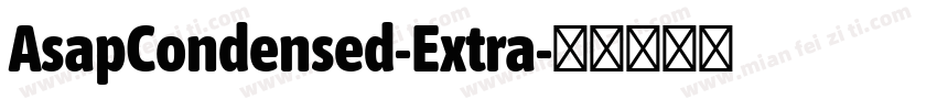 AsapCondensed-Extra字体转换