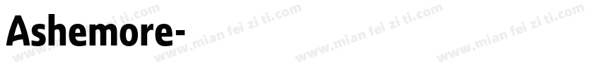 Ashemore字体转换