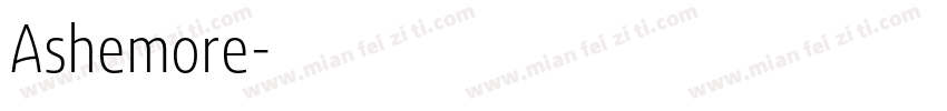 Ashemore字体转换