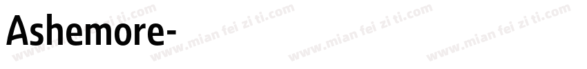 Ashemore字体转换