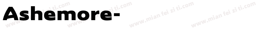 Ashemore字体转换