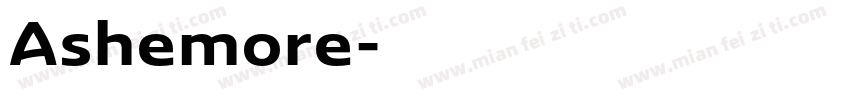 Ashemore字体转换