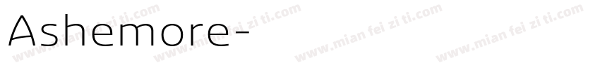 Ashemore字体转换