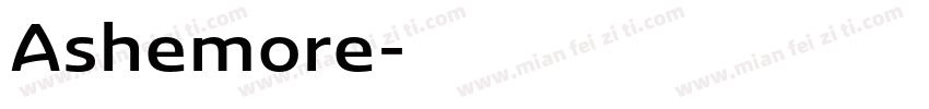 Ashemore字体转换