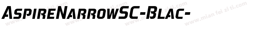 AspireNarrowSC-Blac字体转换