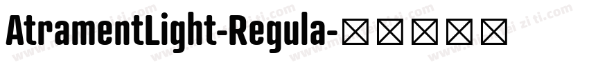 AtramentLight-Regula字体转换