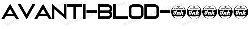 Avanti-blod字体转换
