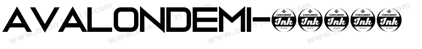 avalondemi字体转换