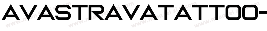 avastravatattoo字体转换