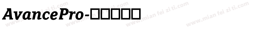 AvancePro字体转换