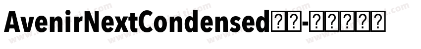 AvenirNextCondensed系列字体转换