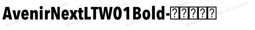AvenirNextLTW01Bold字体转换