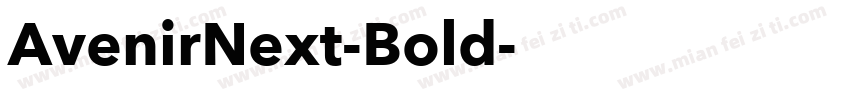 AvenirNext-Bold字体字体转换