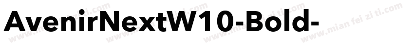 AvenirNextW10-Bold字体转换