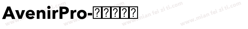 AvenirPro字体转换