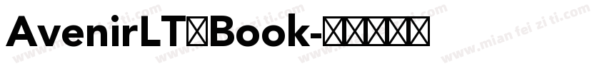AvenirLT一Book字体转换
