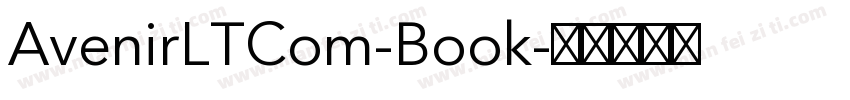 AvenirLTCom-Book字体转换