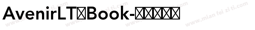 AvenirLT一Book字体转换