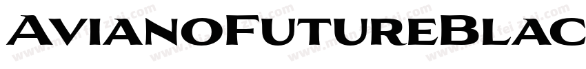 AvianoFutureBlackFast字体转换