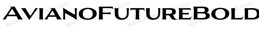 AvianoFutureBold字体转换