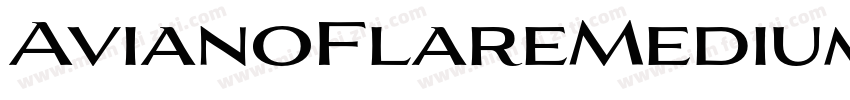 AvianoFlareMedium字体转换