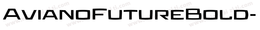 AvianoFutureBold字体转换