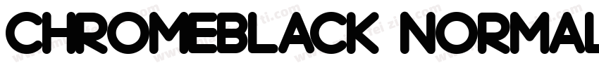 ChromeBlack-Normal字体转换