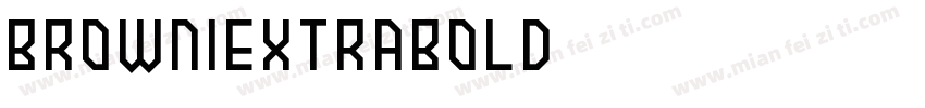 BrowniExtraBold字体转换