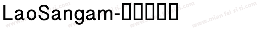 LaoSangam字体转换