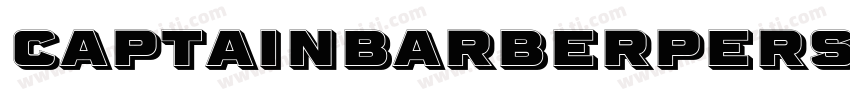 CaptainBarberPersonalUse-owxxq字体转换